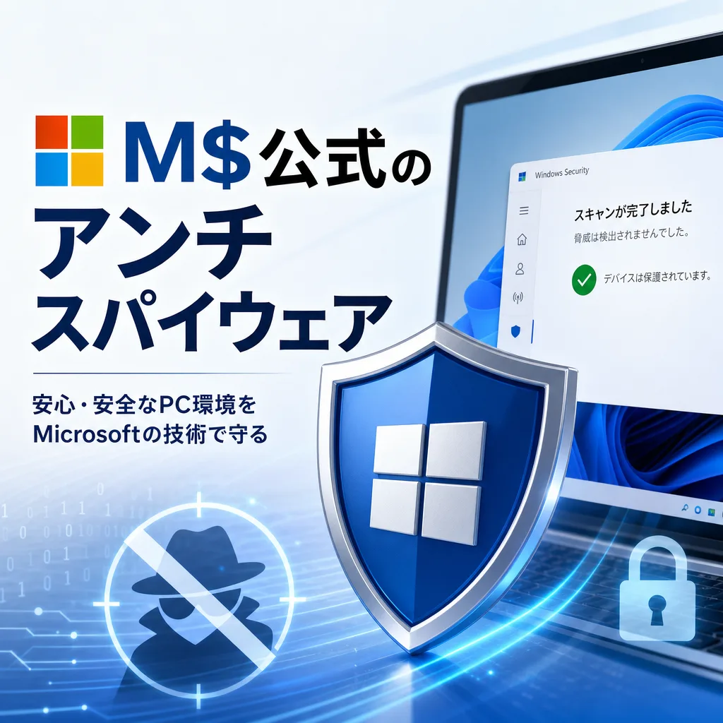 M$公式のアンチスパイウェア