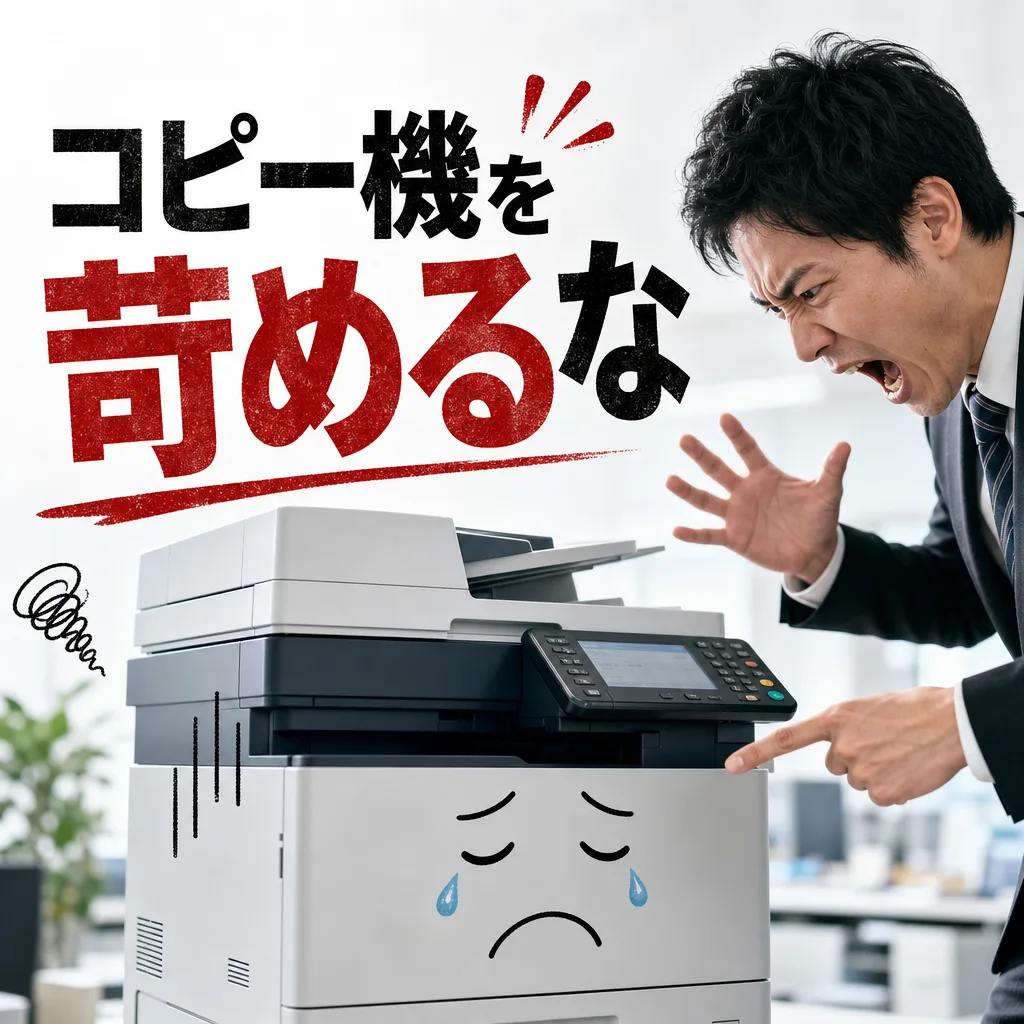 コピー機を苛めるな