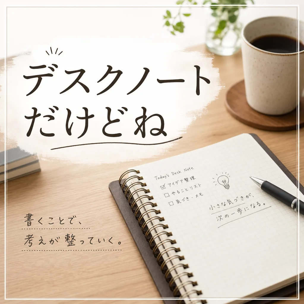 デスクノートだけどね