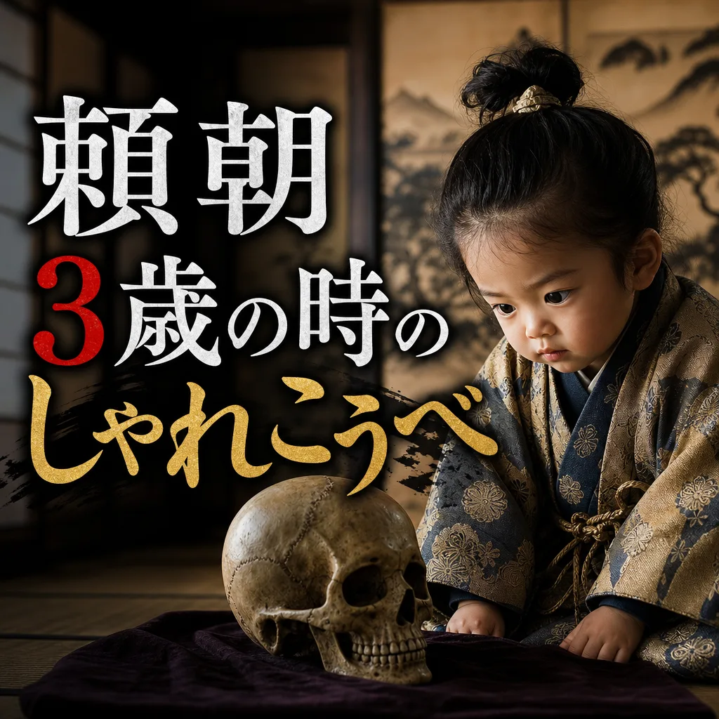頼朝３歳の時のしゃれこうべ