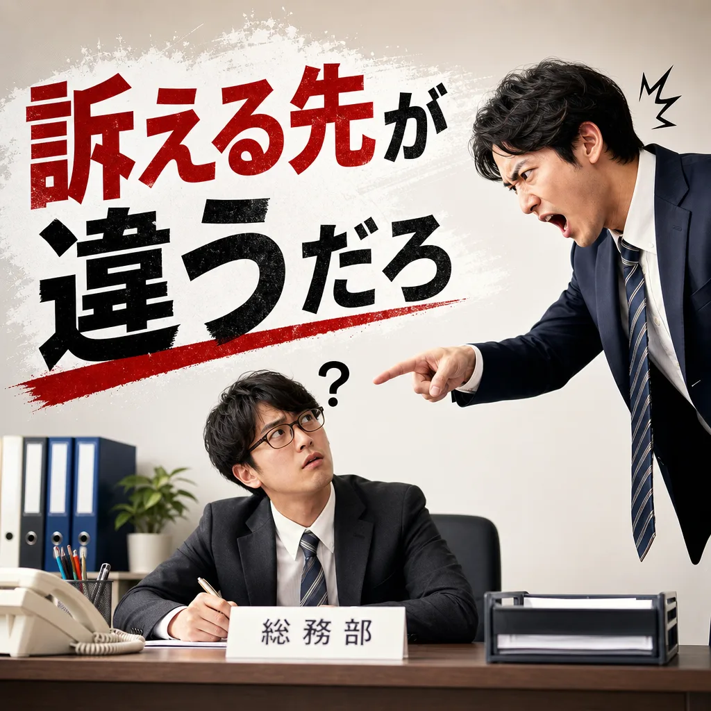 訴える先が違うだろ