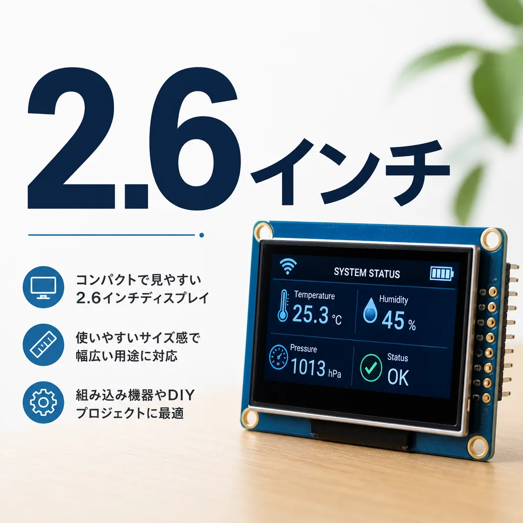 2.6インチ