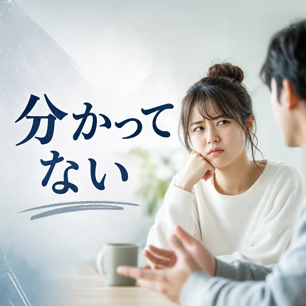 分かってない