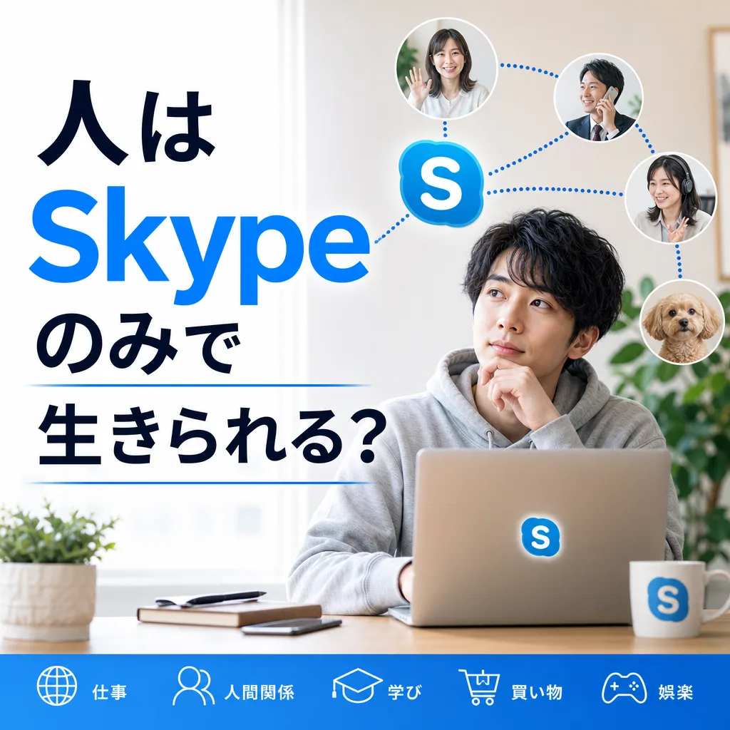 人はSkypeのみで生きられる？