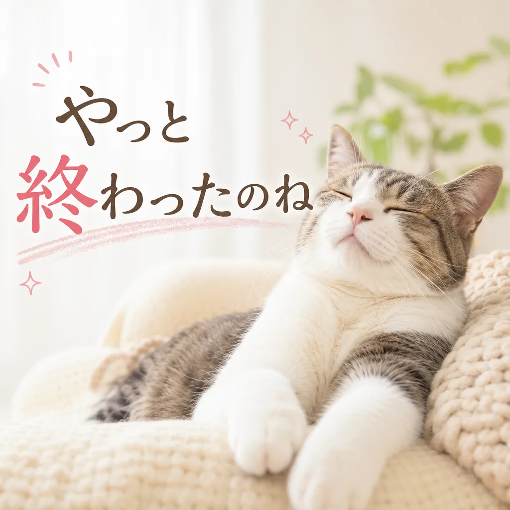 やっと終わったのね