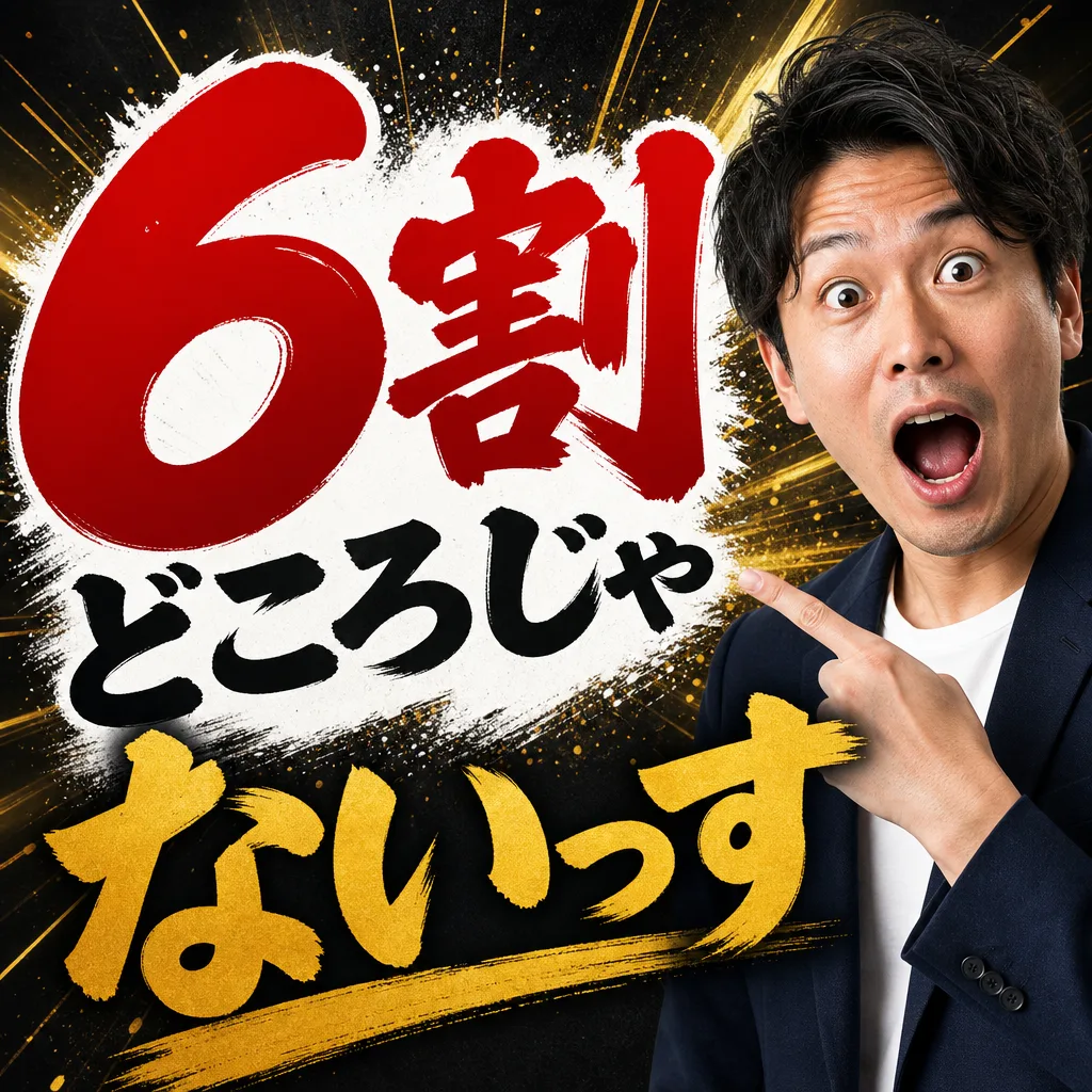 6割どころじゃないっす