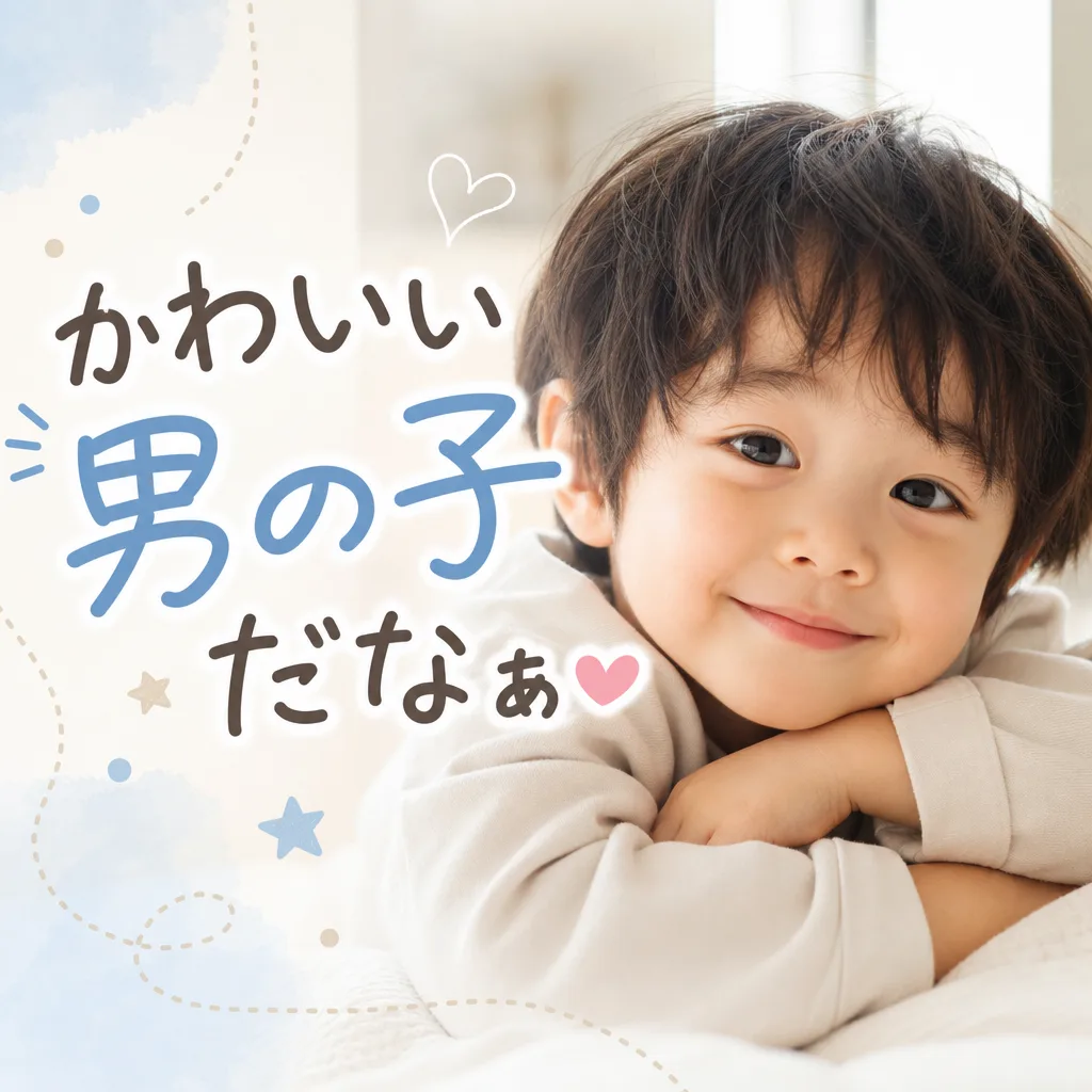 かわいい男の子だなぁ