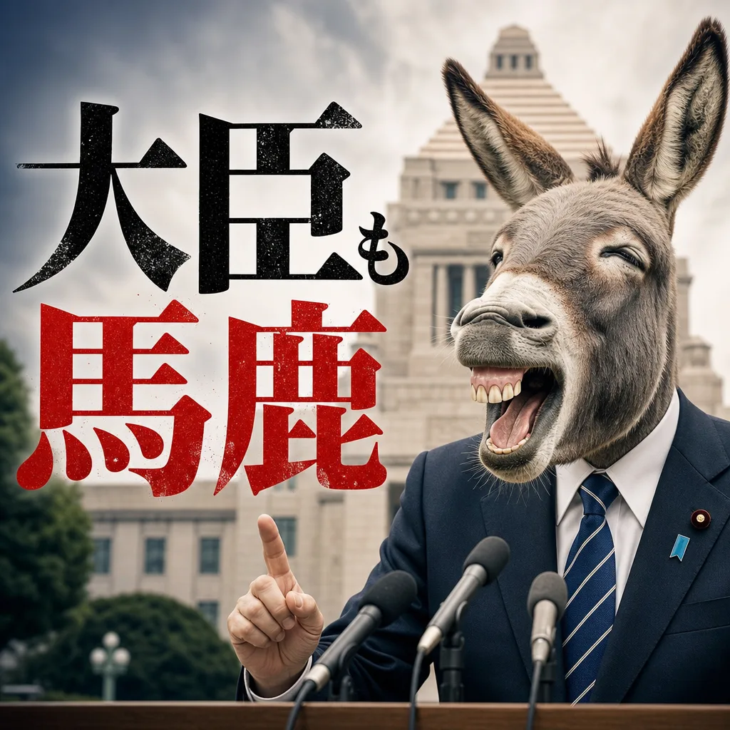 大臣も馬鹿