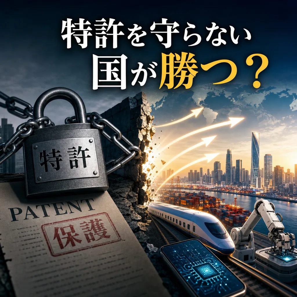 特許を守らない国が勝つ?