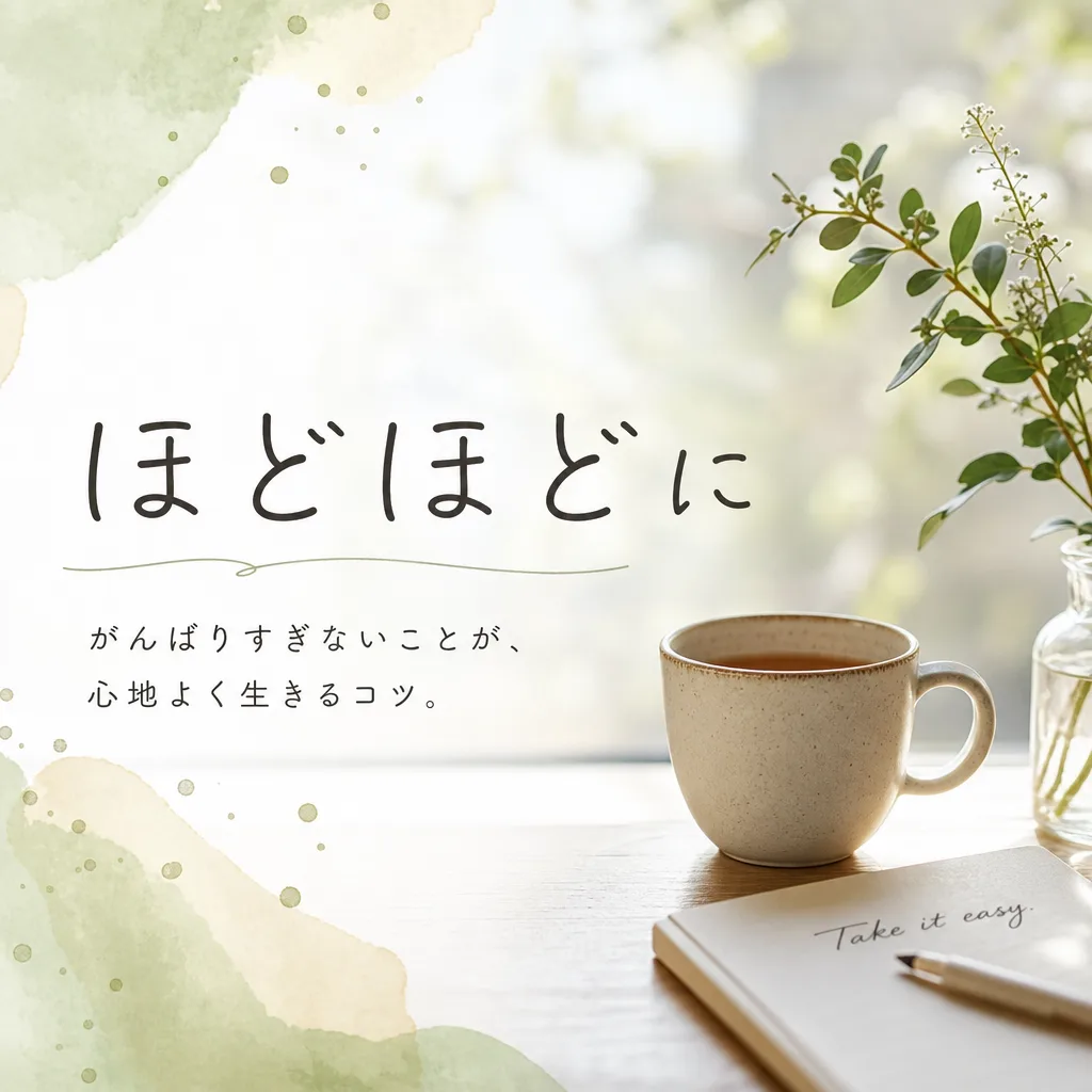 ほどほどに