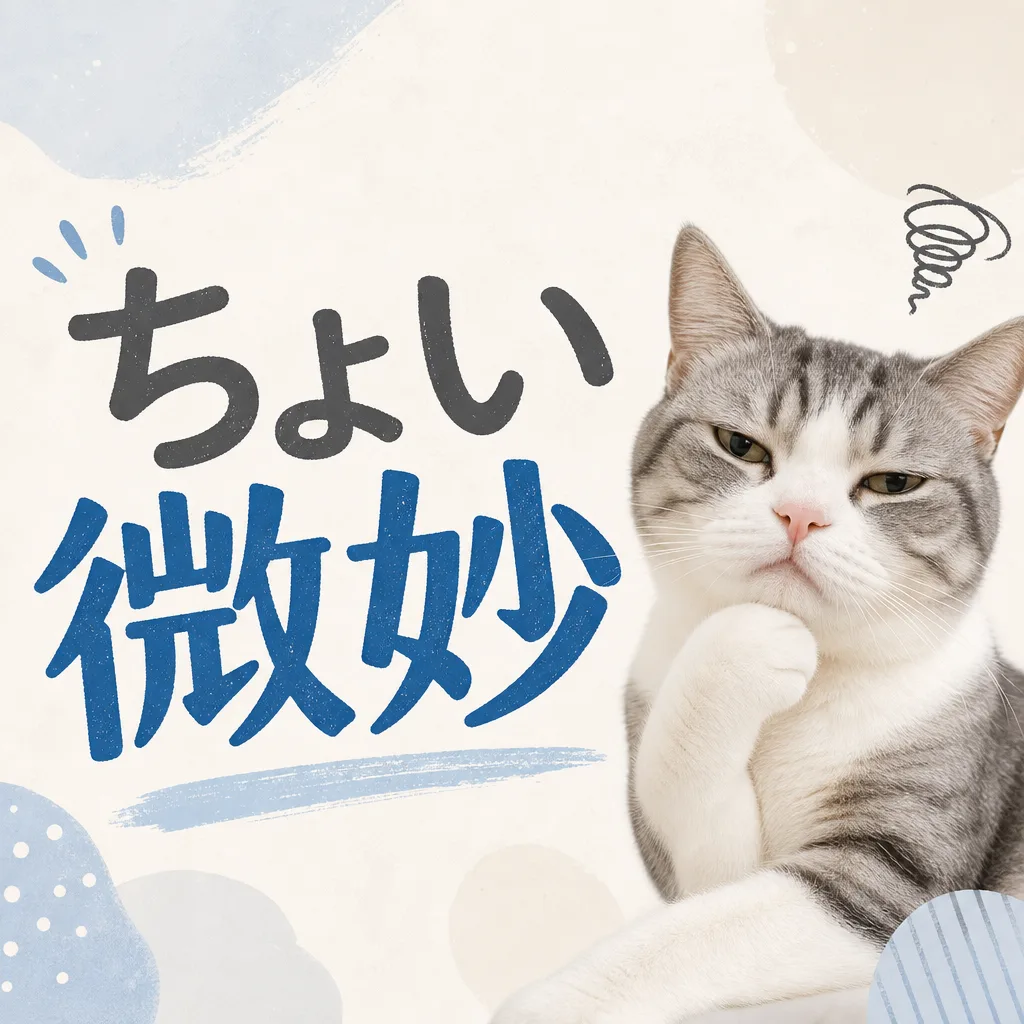 ちょい微妙