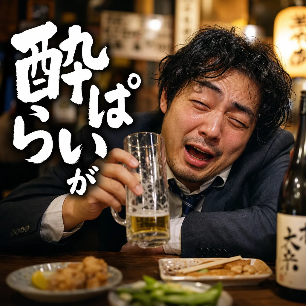 酔っぱらいが