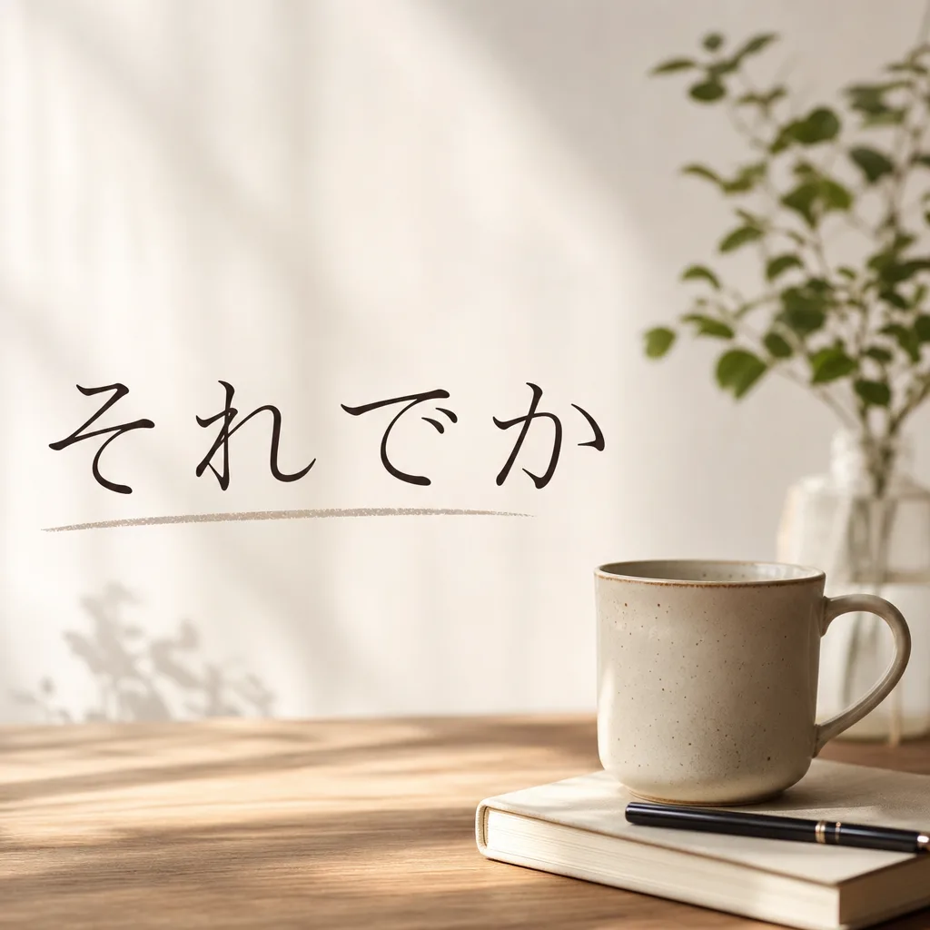 それでか