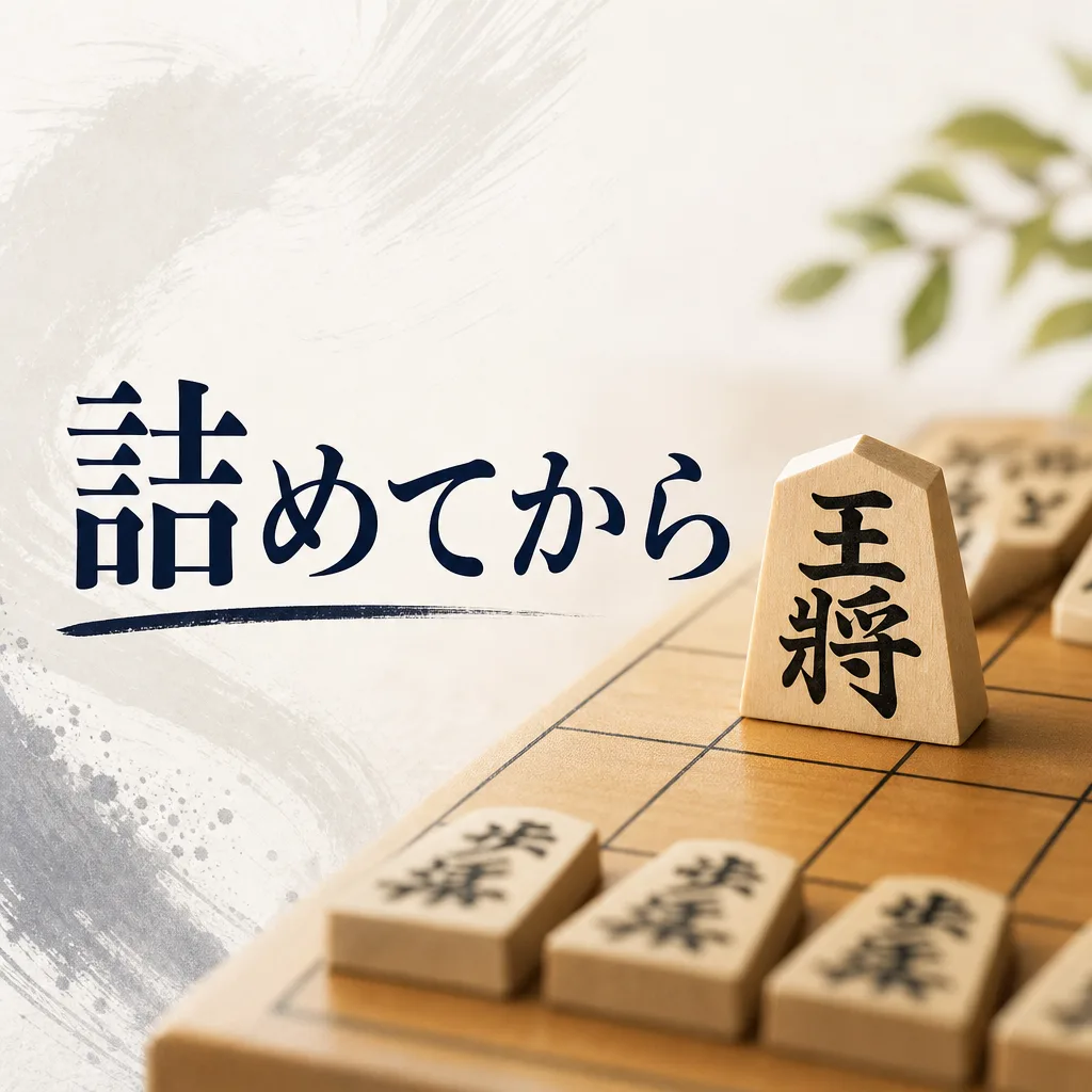 詰めてから