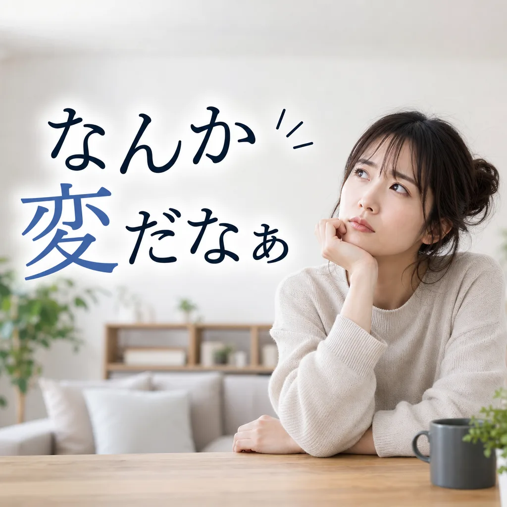 なんか変だなぁ