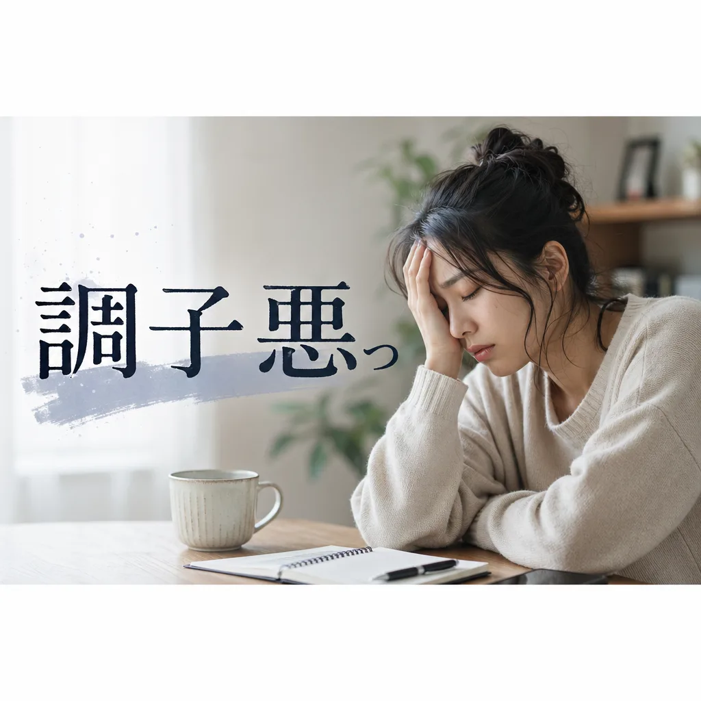調子悪っ