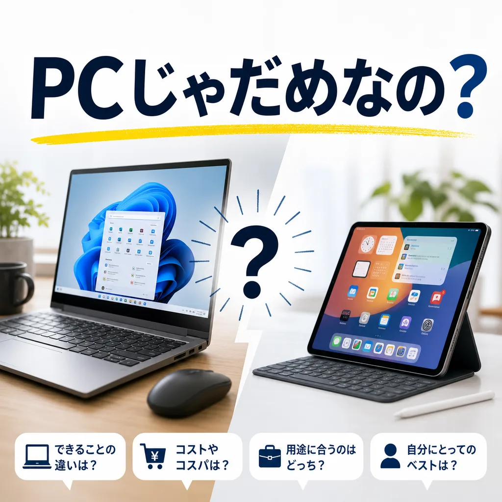 PCじゃだめなの？