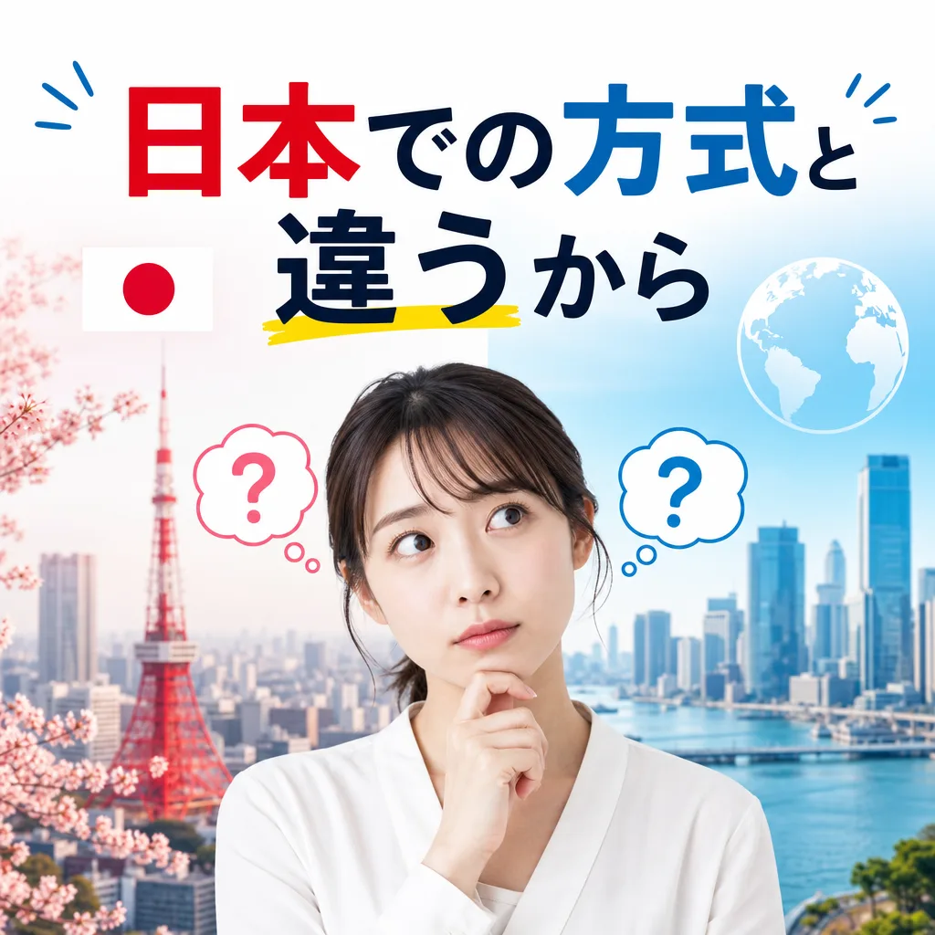 日本での方式と違うから