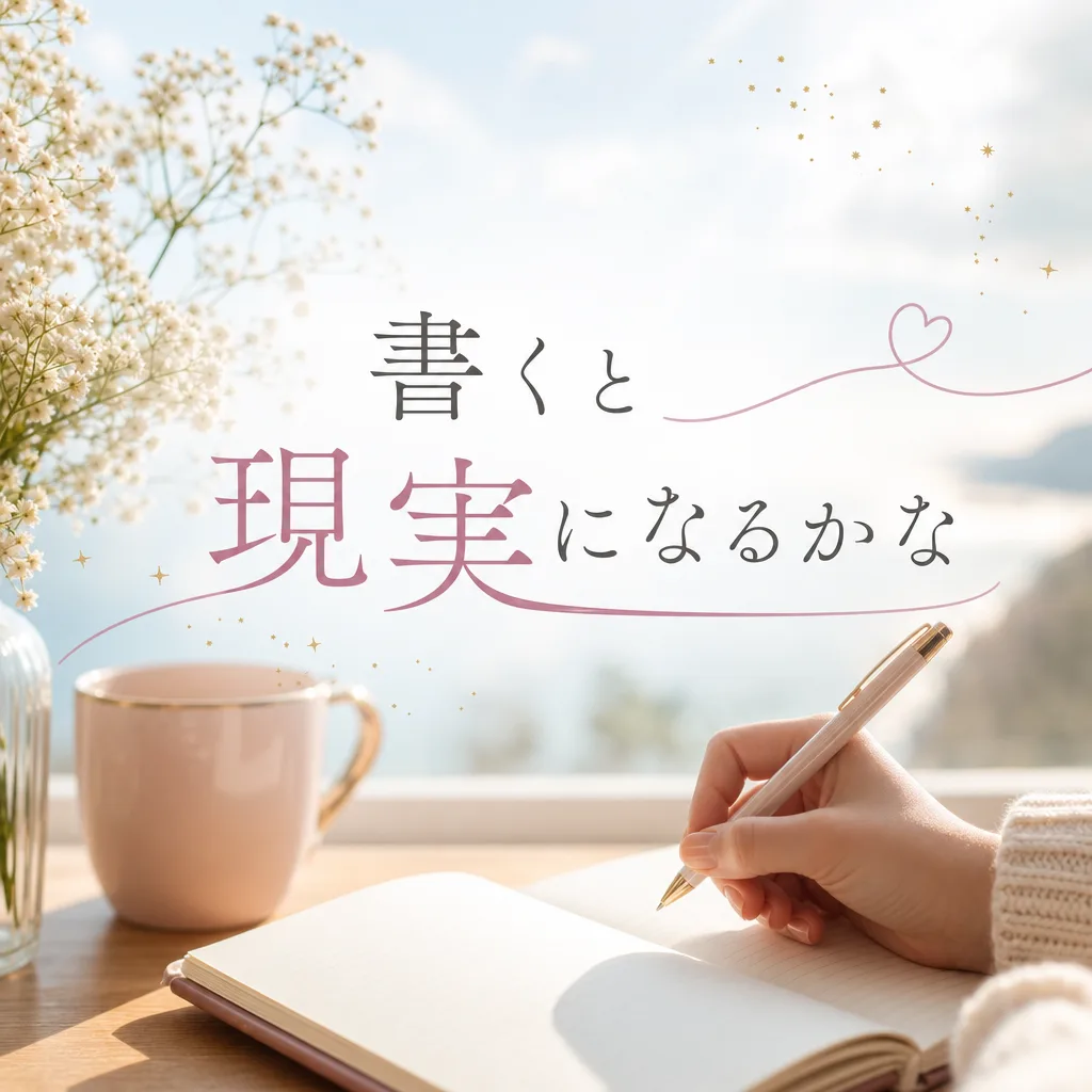 書くと現実になるかな