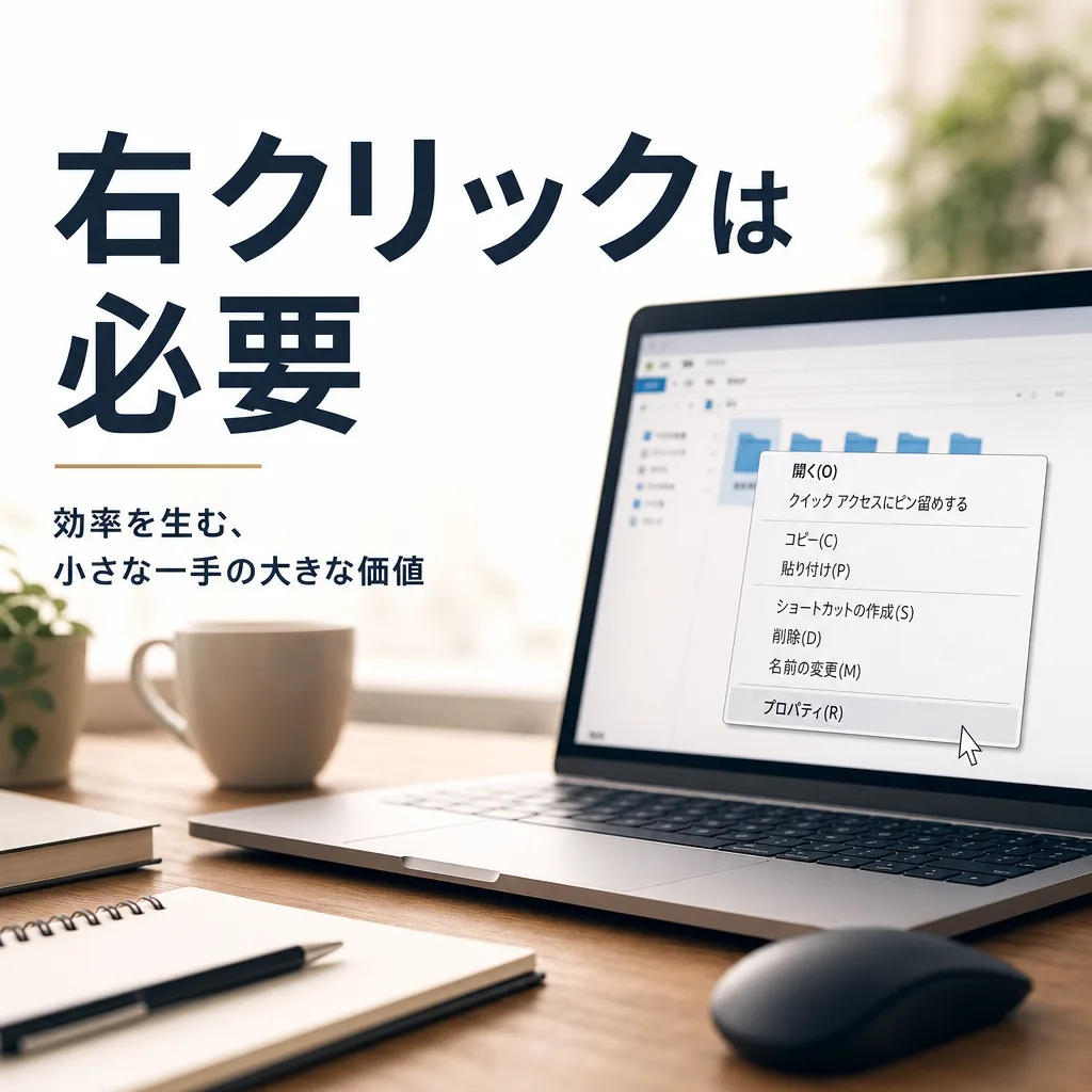 右クリックは必要
