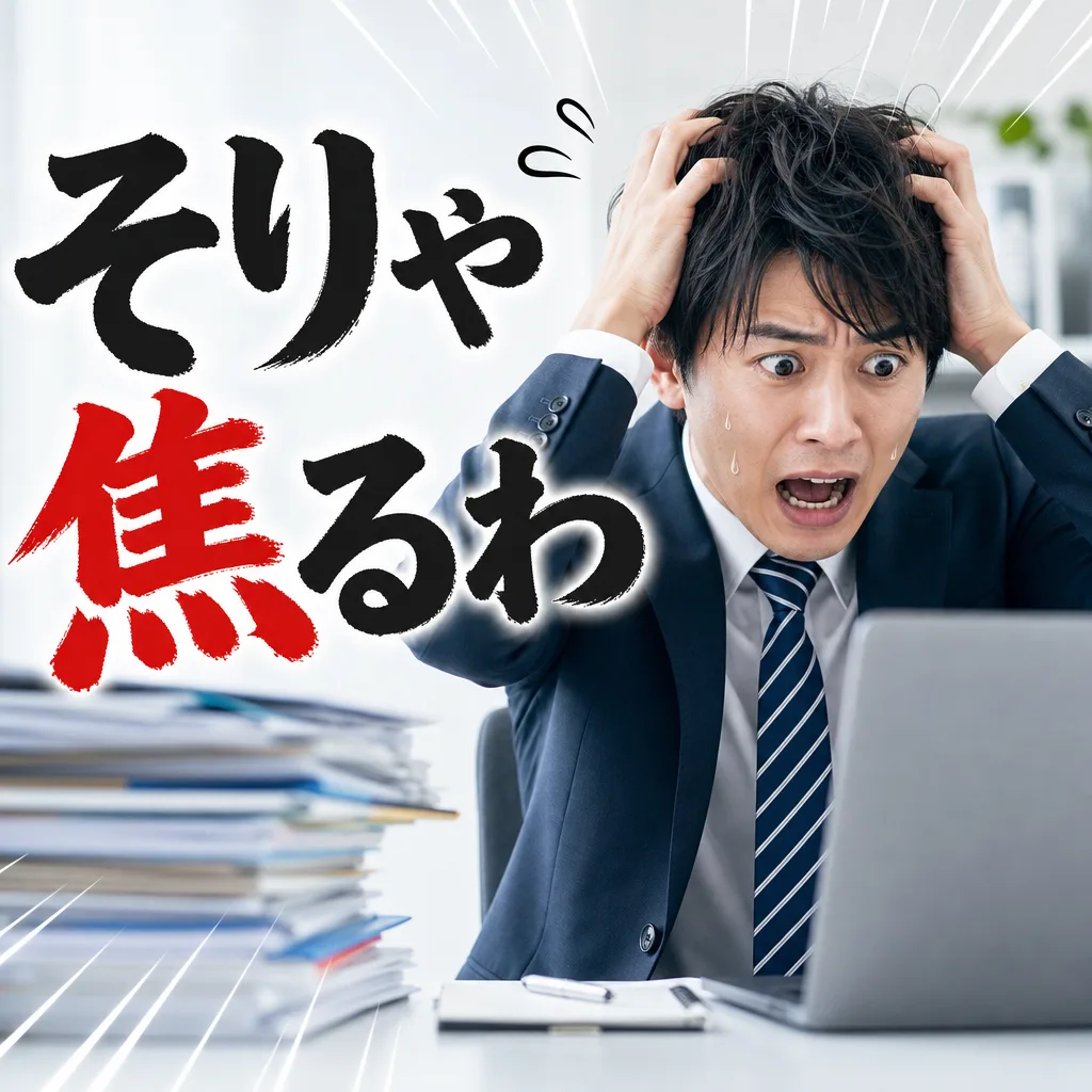 そりゃ焦るわ