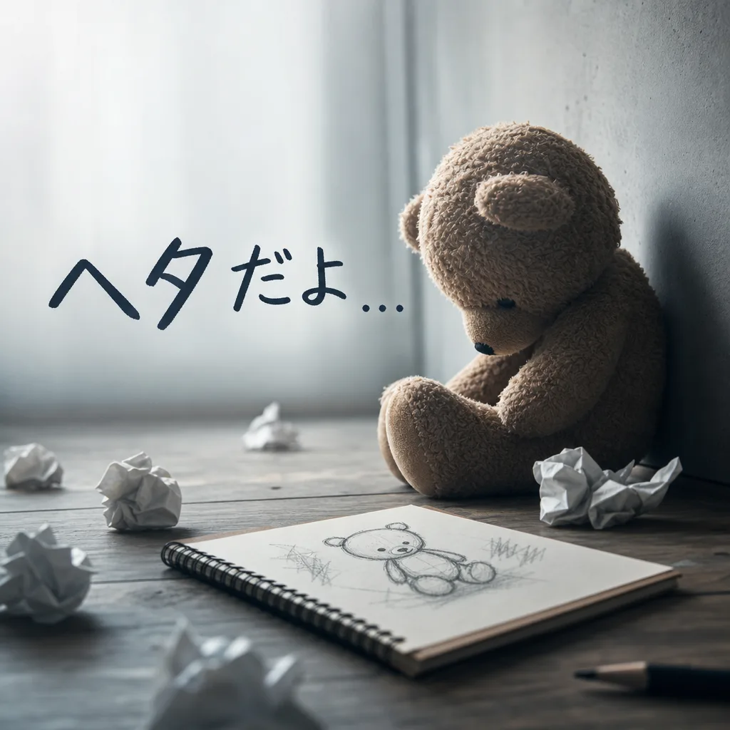 ヘタだよ...