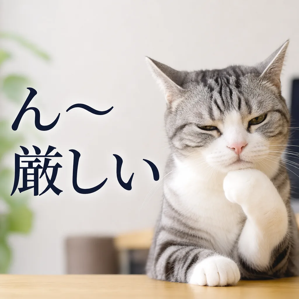ん〜厳しい