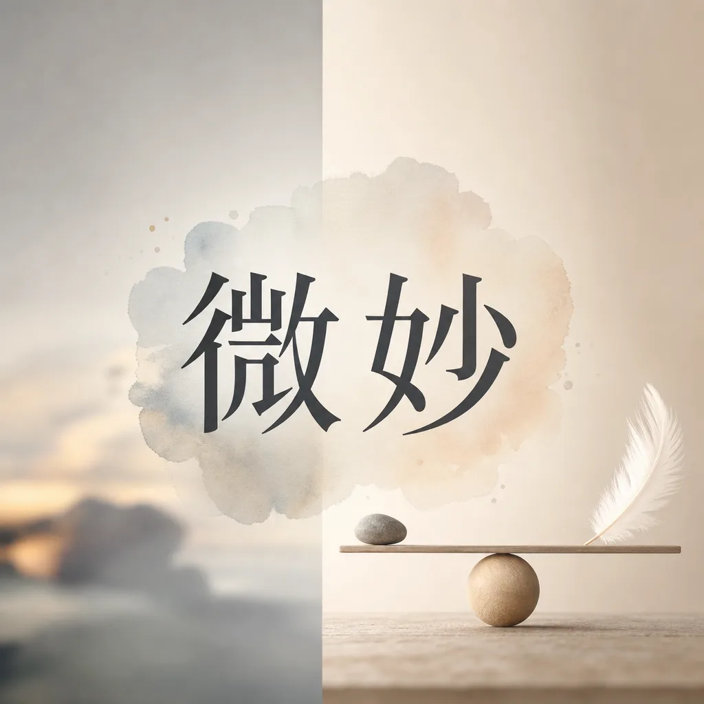 微妙
