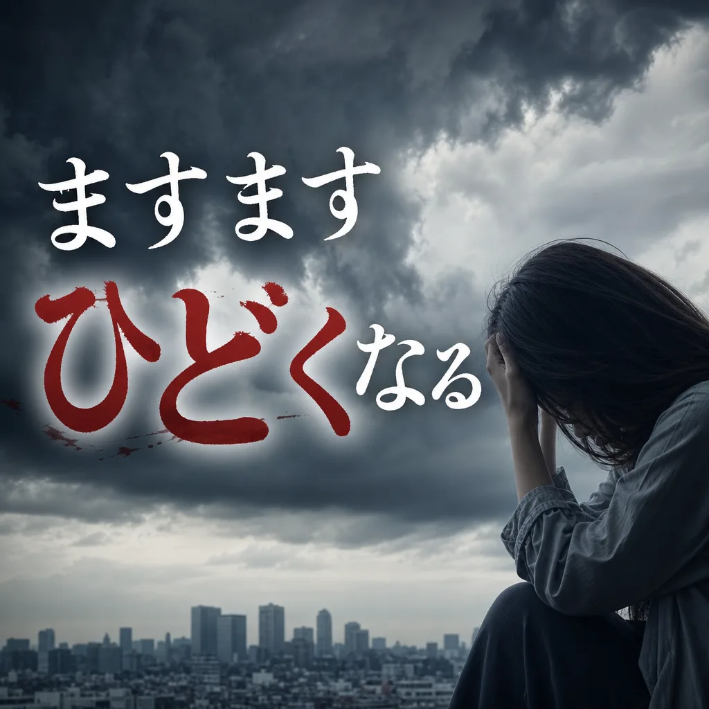 ますますひどくなる