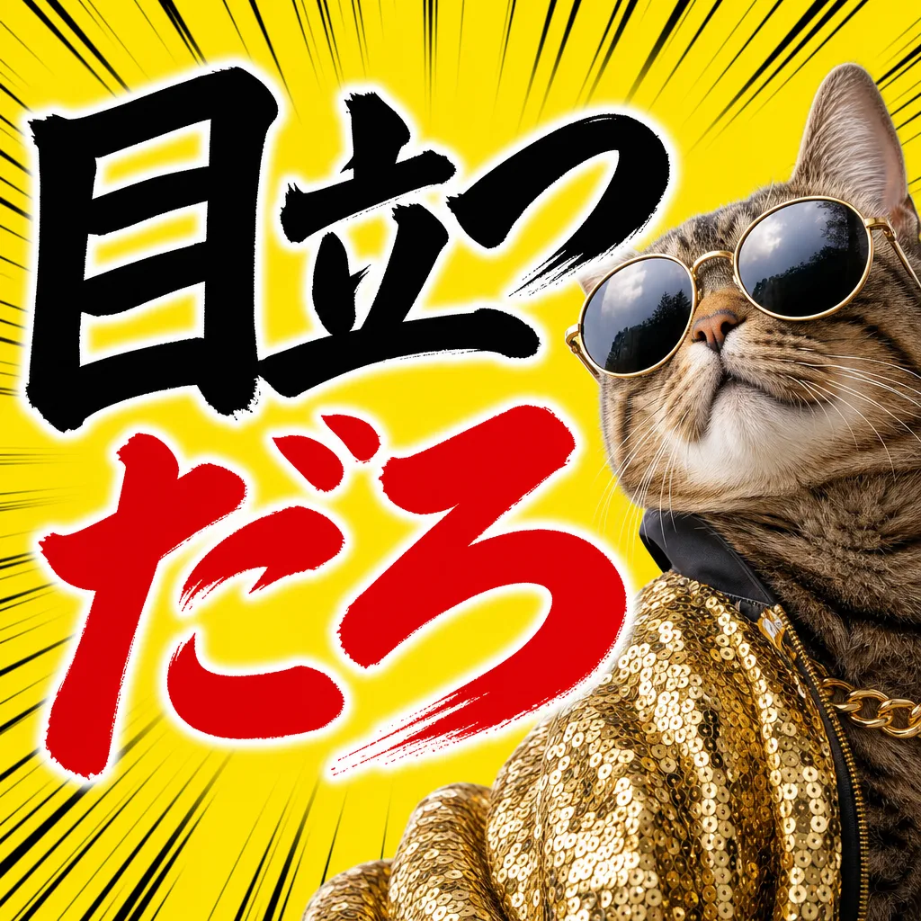 目立つだろ