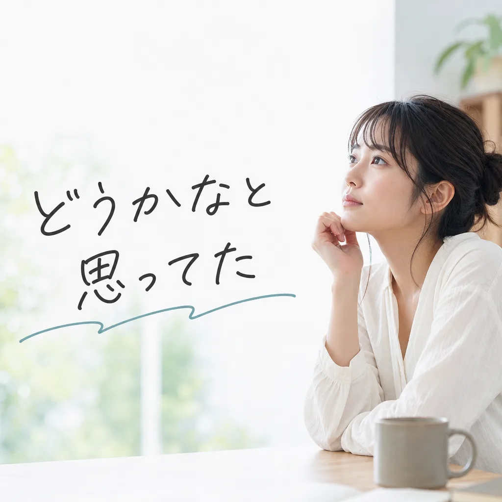 どうかなと思ってた