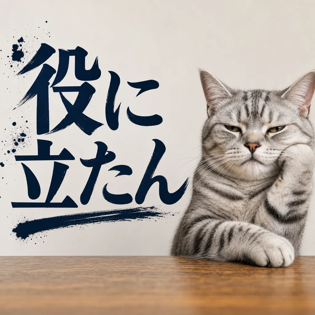 役に立たん