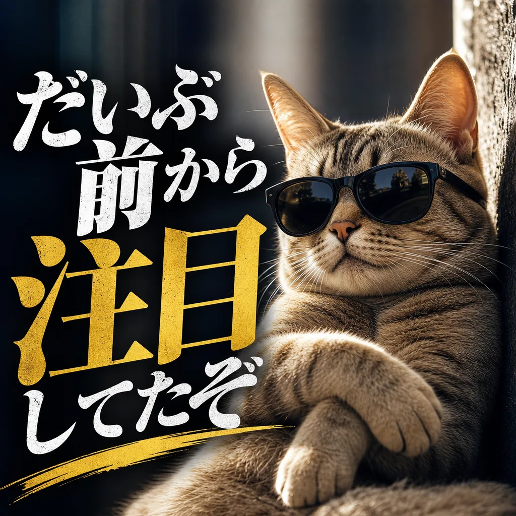 だいぶ前から注目してたぞ