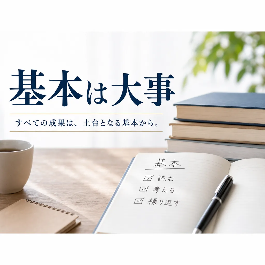 基本は大事