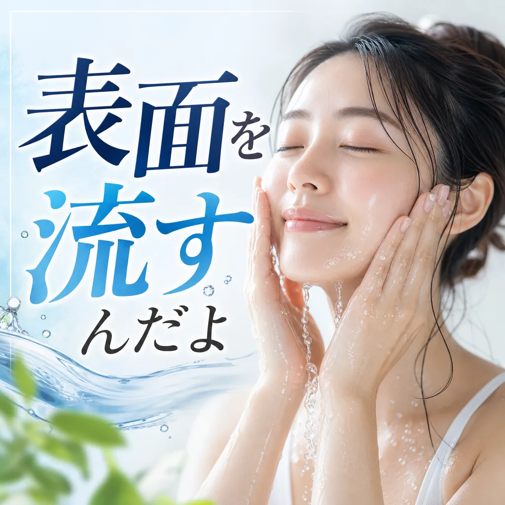 表面を流すんだよ