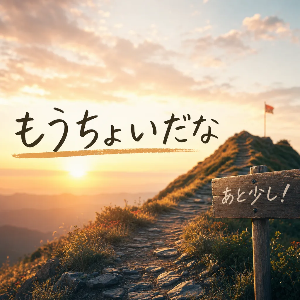 もうちょいだな