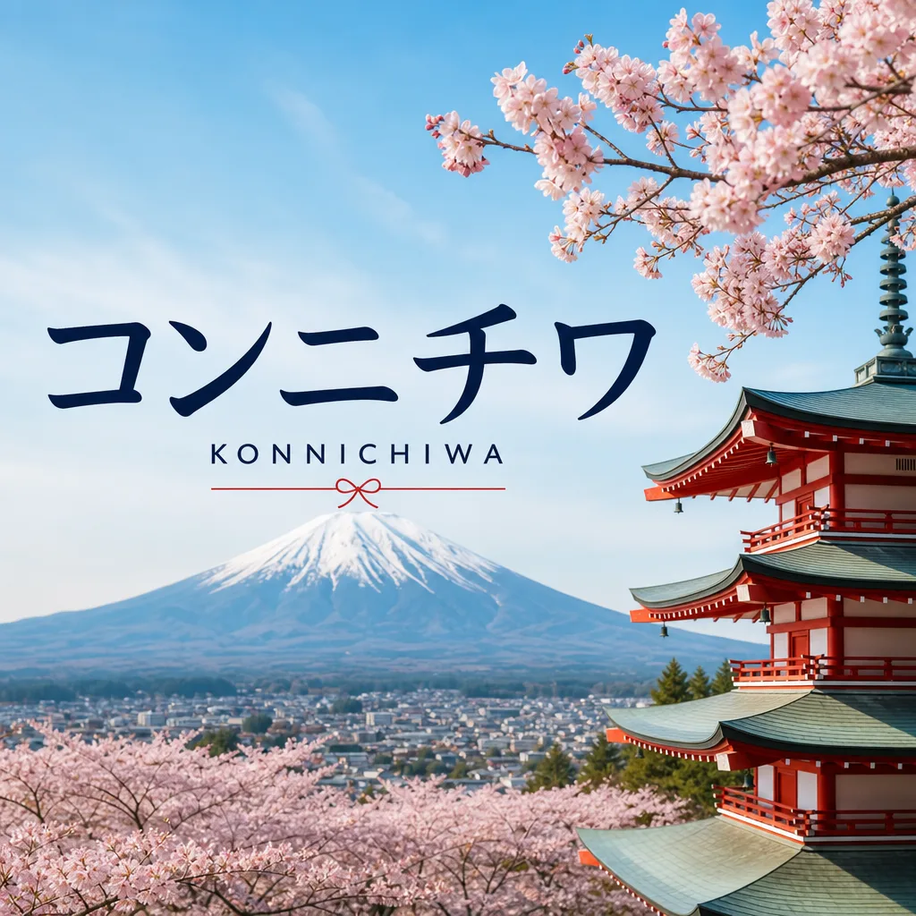 コンニチワ