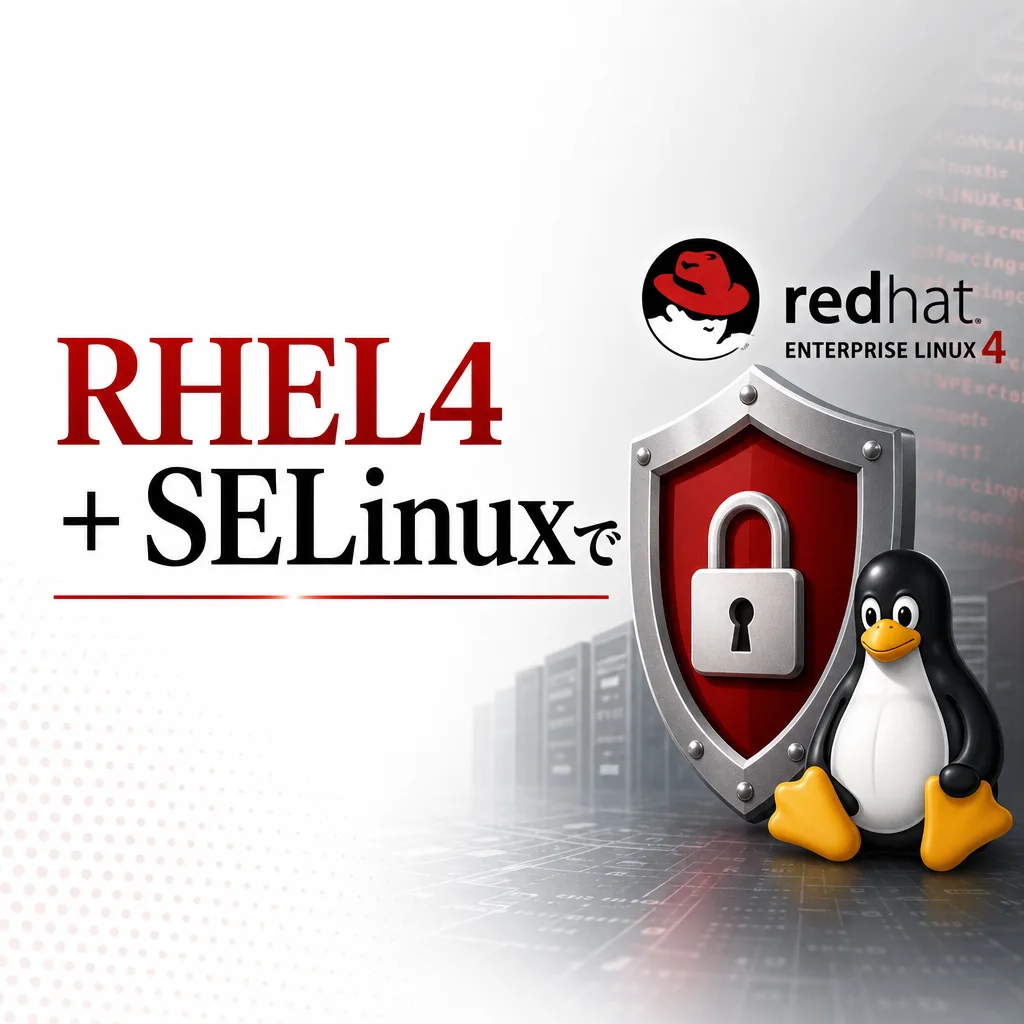 RHEL4 + SELinuxで