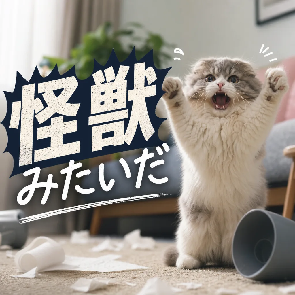 怪獣みたいだ