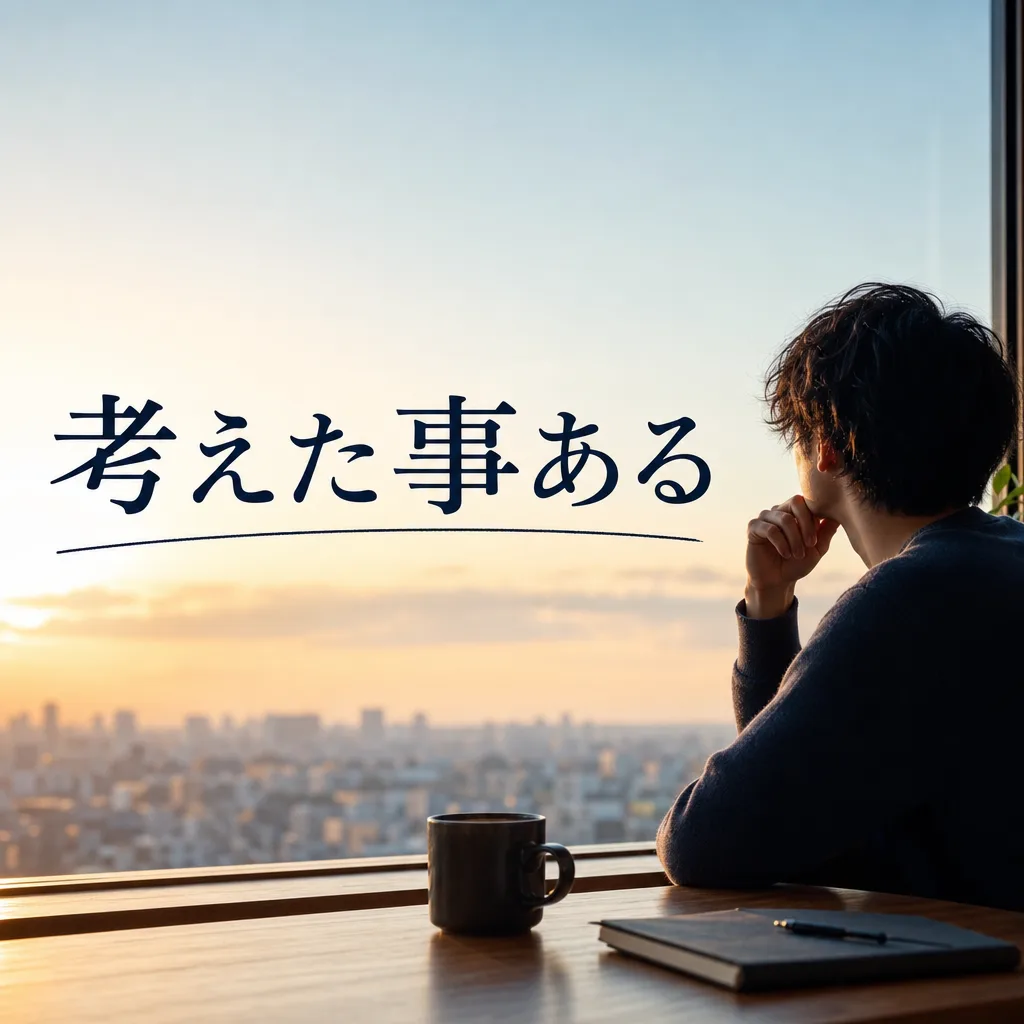 考えた事ある