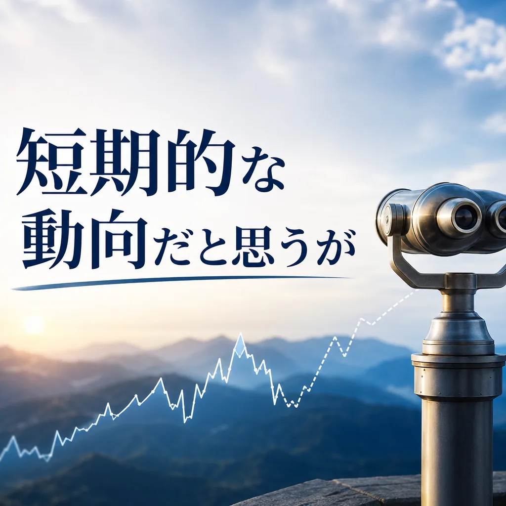短期的な動向だと思うが