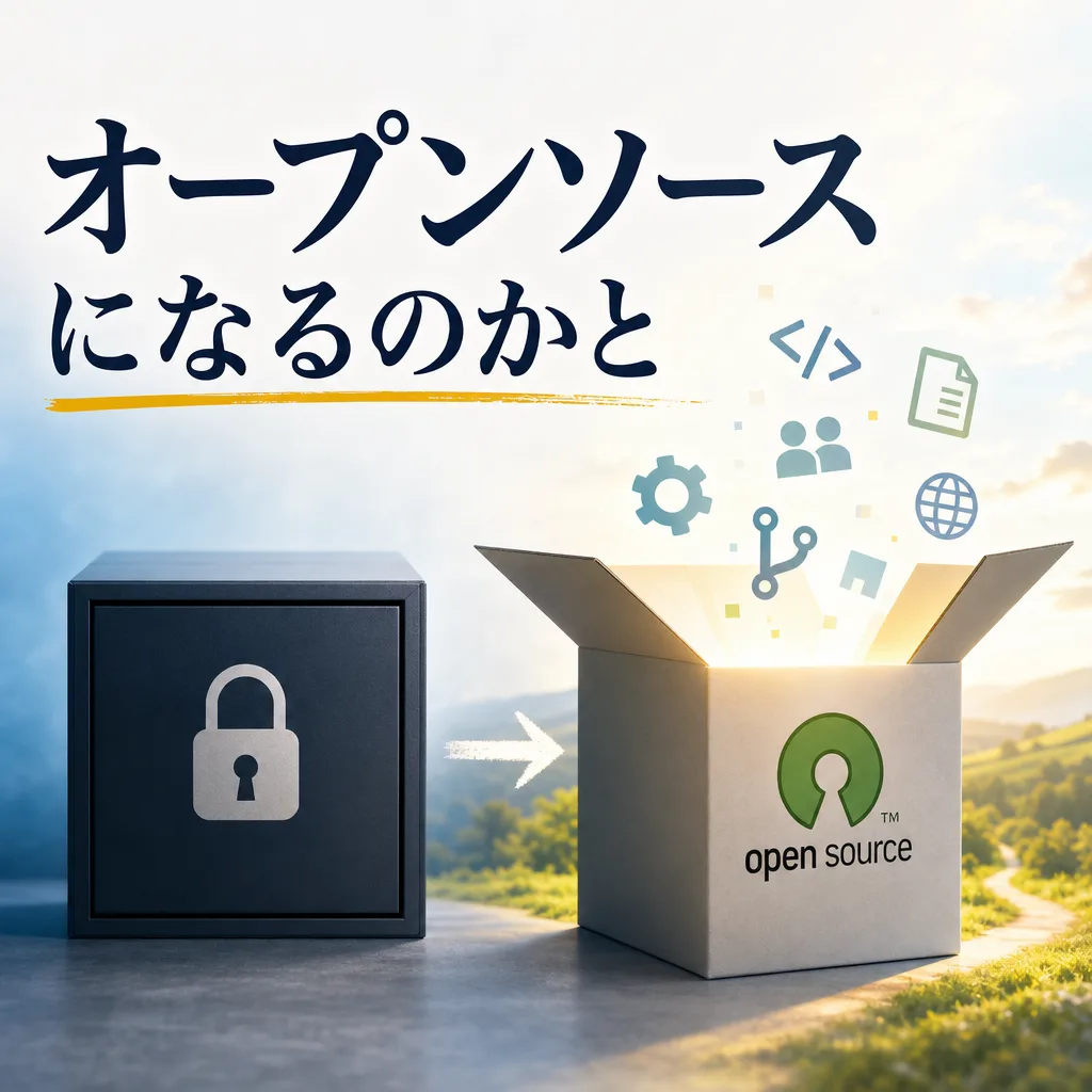 オープンソースになるのかと