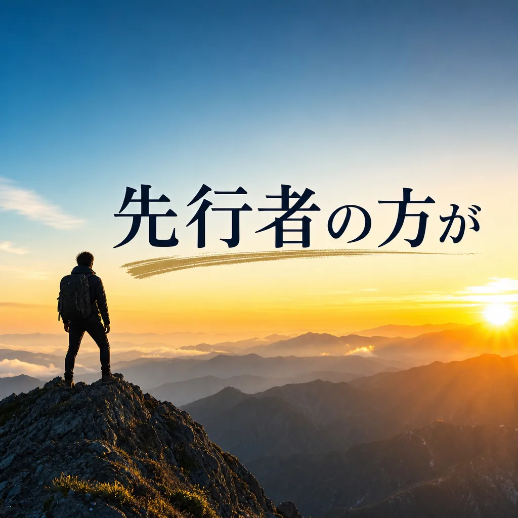 先行者の方が