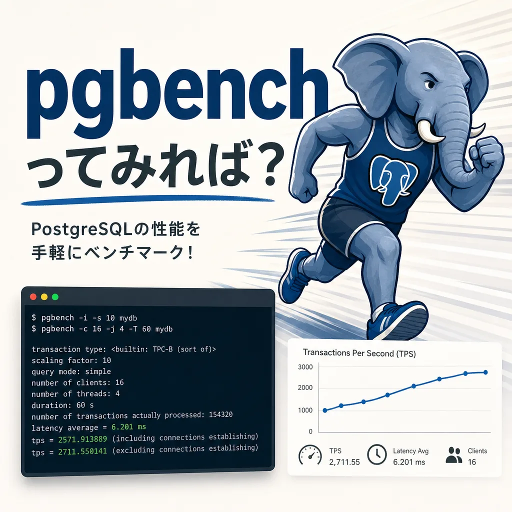 pgbenchってみれば？