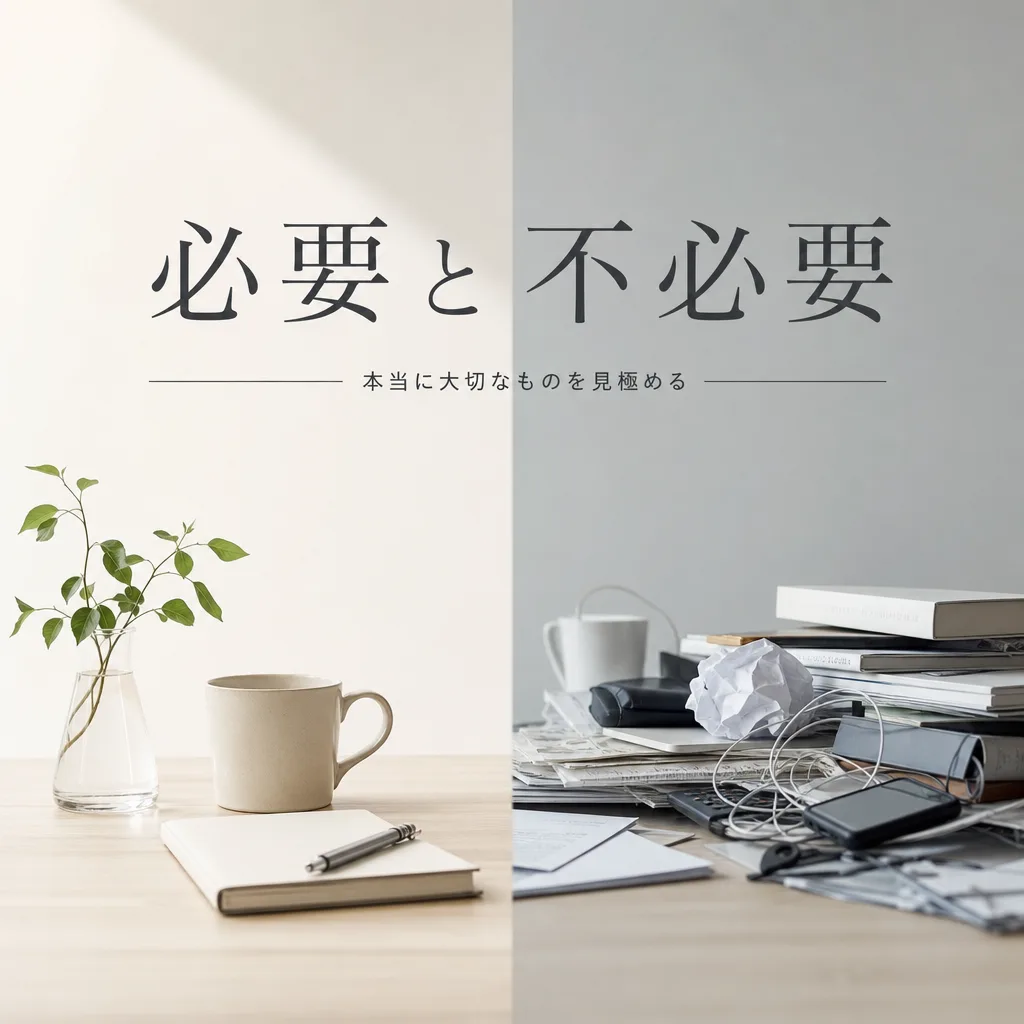 必要と不必要