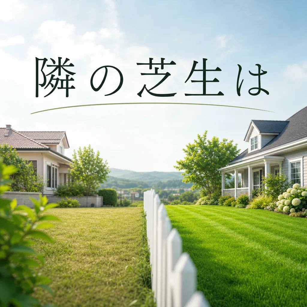 隣の芝生は