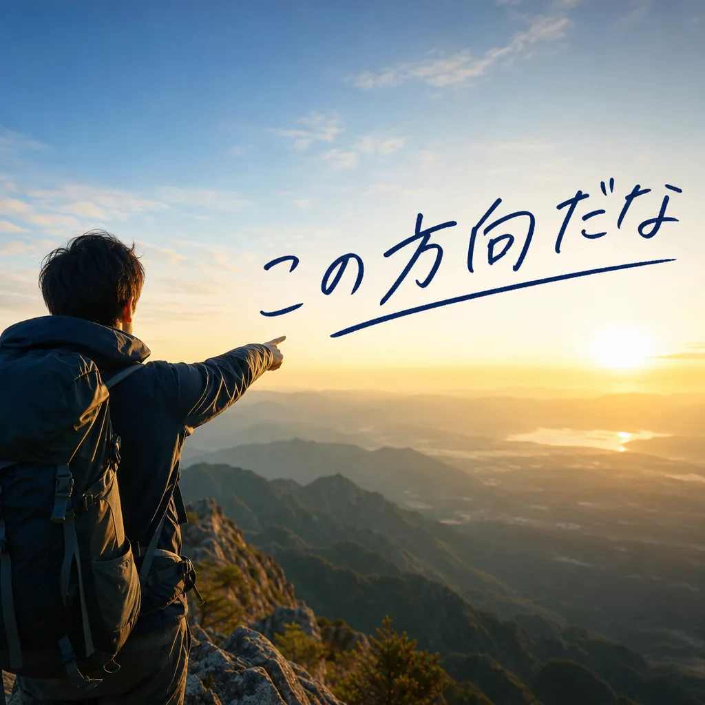 この方向だな