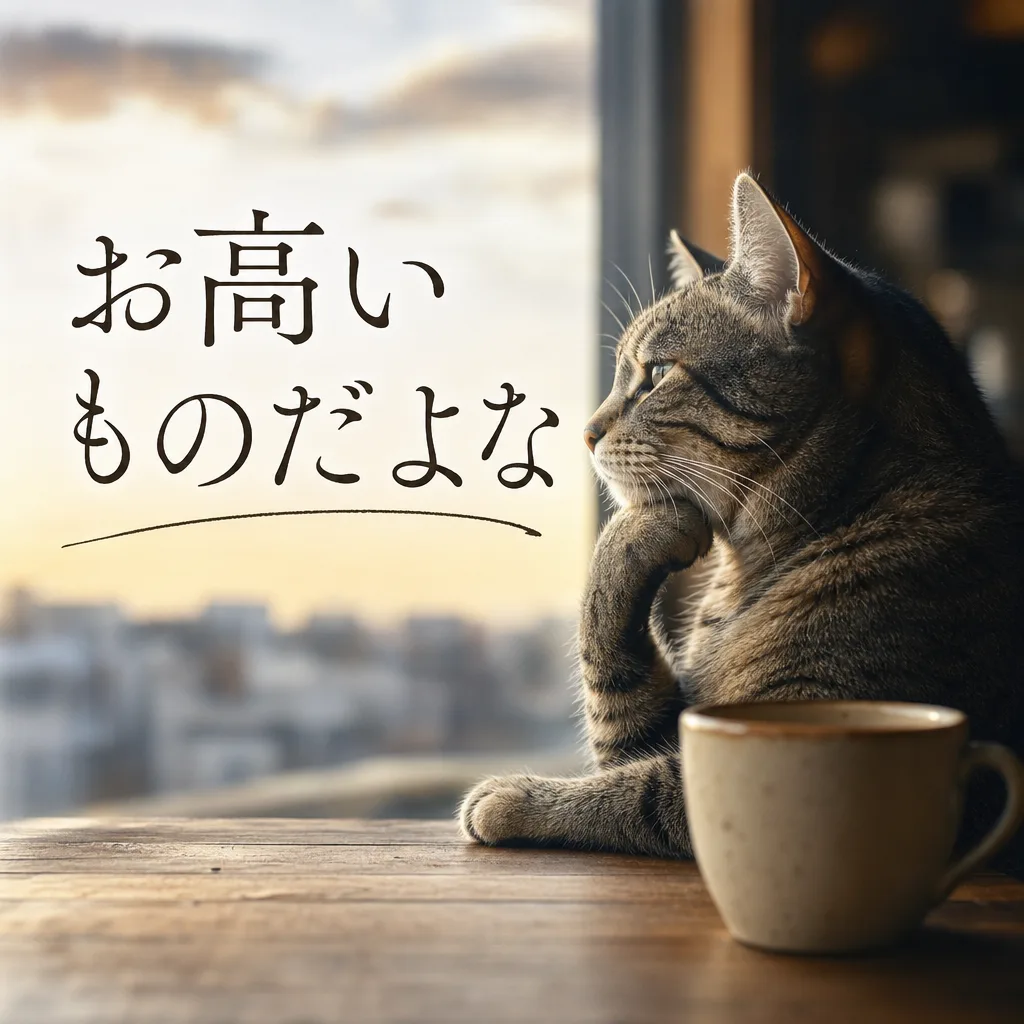 お高いものだよな