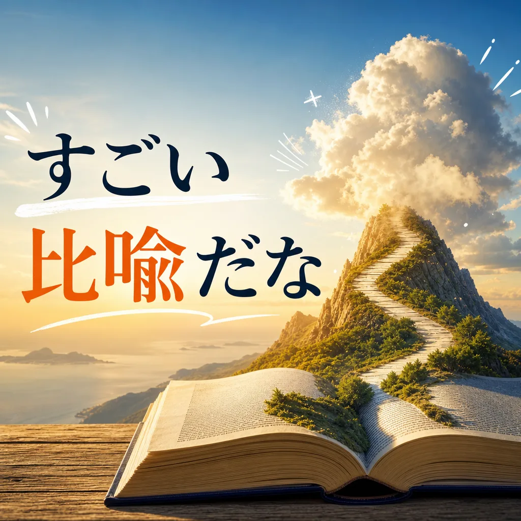すごい比喩だな