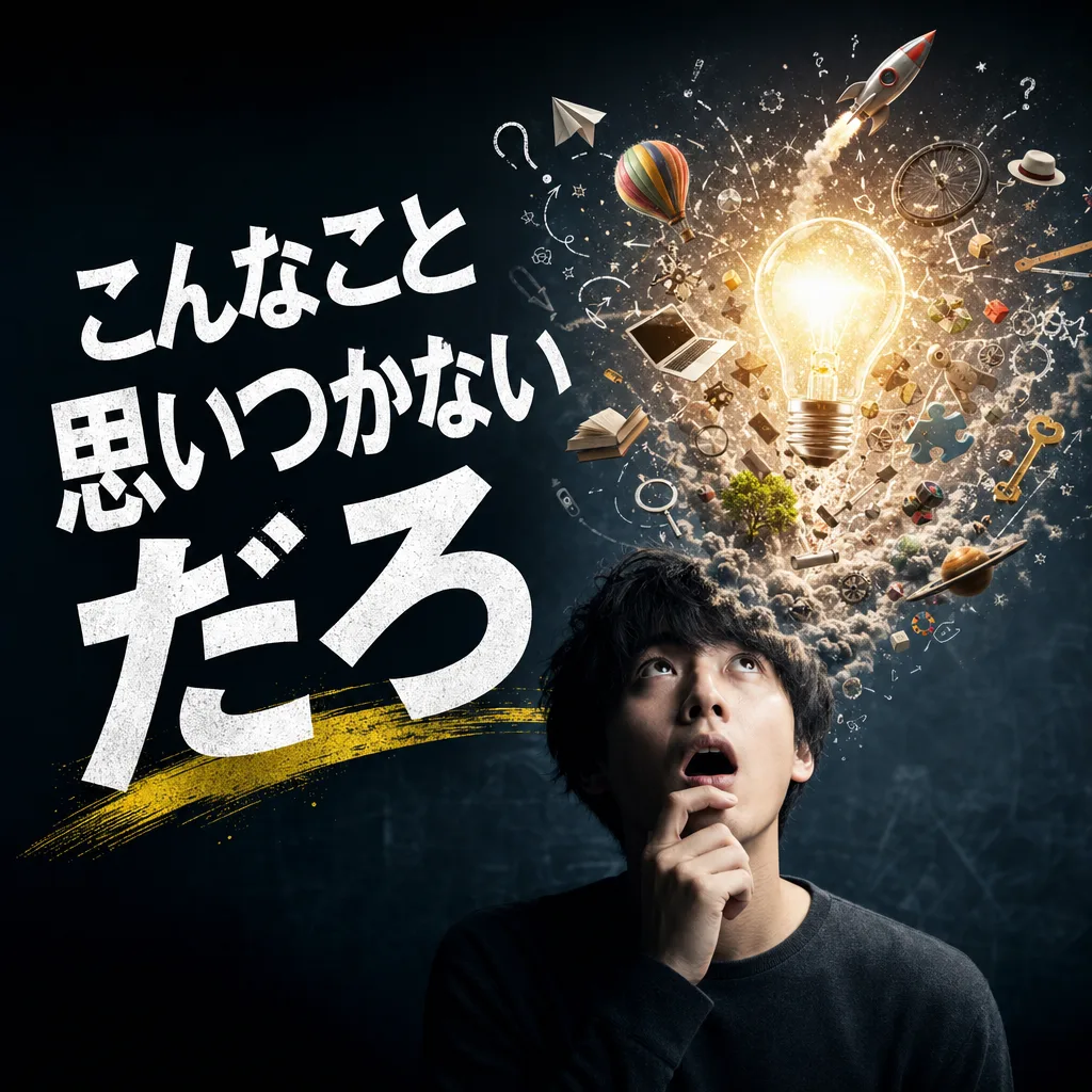 こんなこと思いつかないだろ